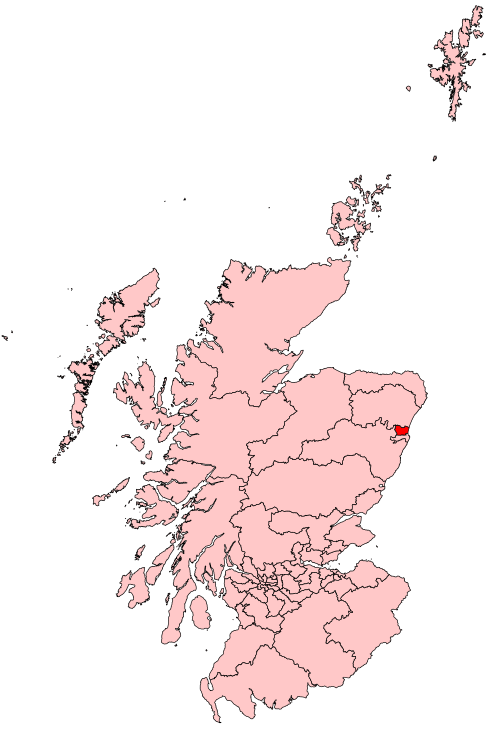 Map of Aberdeen North constituency