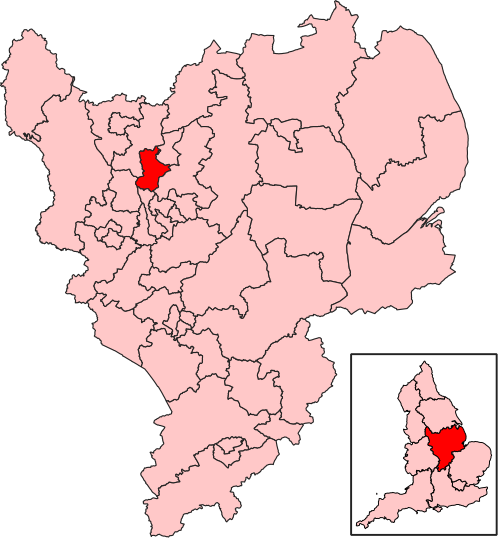 Map of Ashfield constituency
