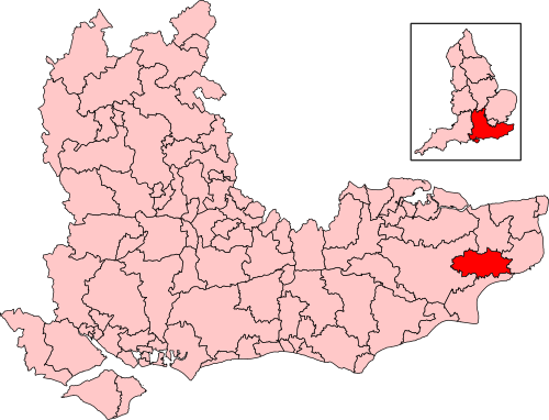 Map of Ashford constituency