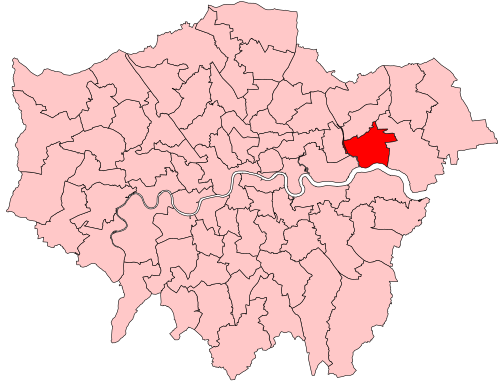 Map of Barking constituency
