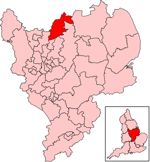 Map of Bassetlaw constituency