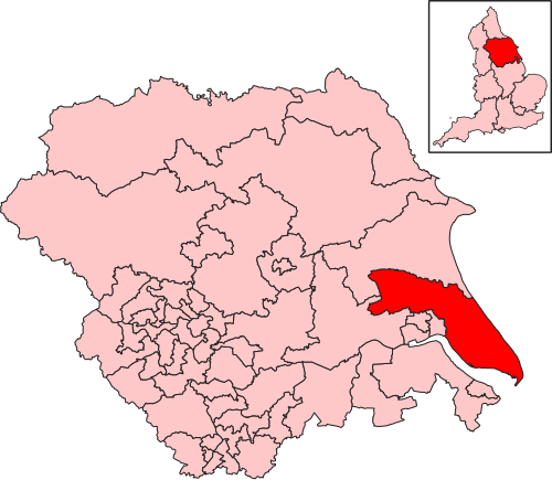 Map of Beverley and Holderness constituency