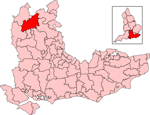 Map of Bicester and Woodstock constituency