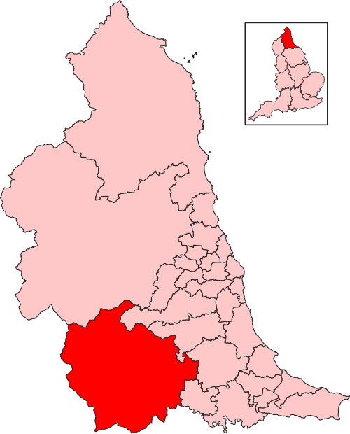Map of Bishop Auckland constituency
