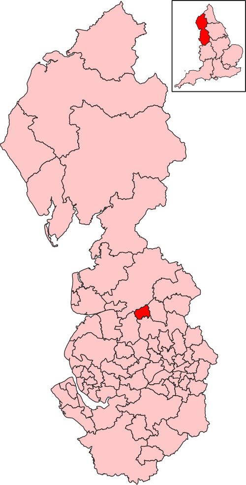 Map of Blackburn constituency