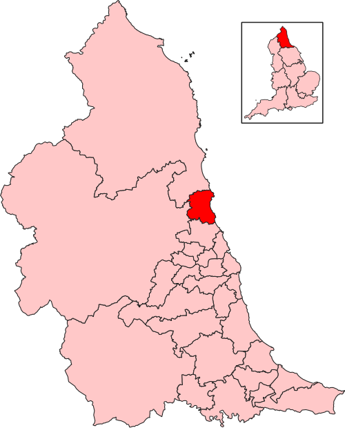 Map of Blyth and Ashington constituency