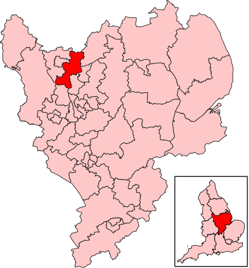 Map of Bolsover constituency
