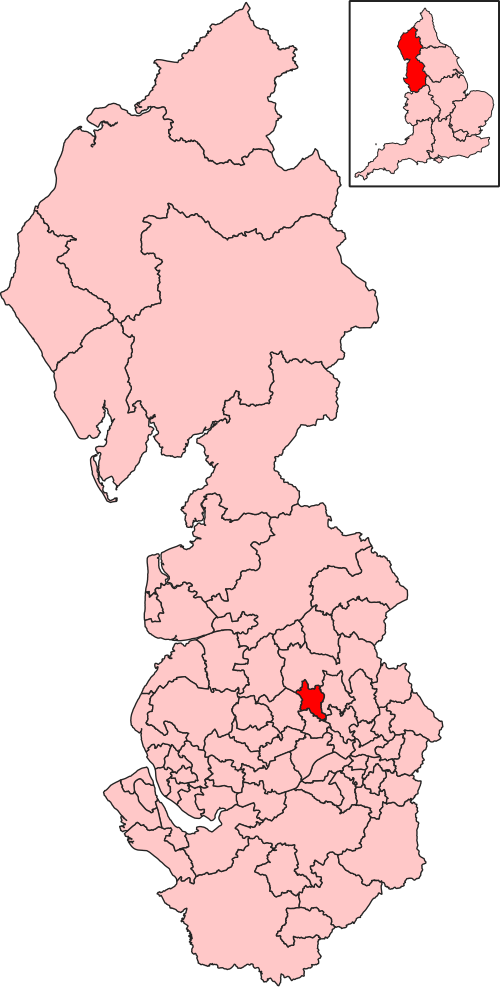 Map of Bolton North East constituency