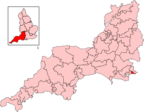 Map of Bournemouth East constituency