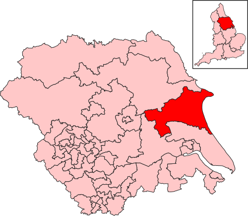 Map of Bridlington and The Wolds constituency