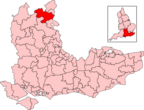 Map of Buckingham and Bletchley constituency