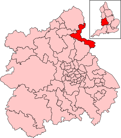 Map of Burton and Uttoxeter constituency