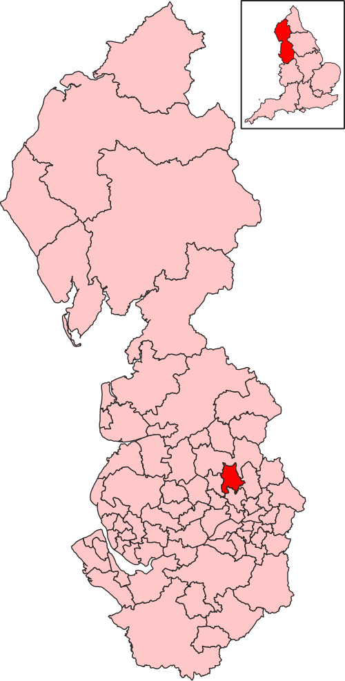 Map of Bury North constituency