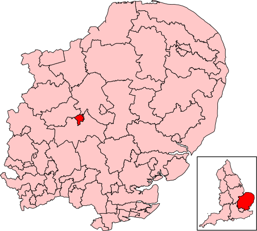 Map of Cambridge constituency