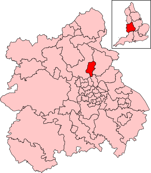 Map of Cannock Chase constituency