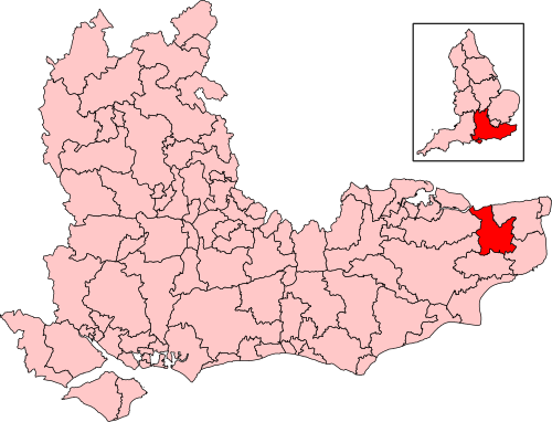 Map of Canterbury constituency