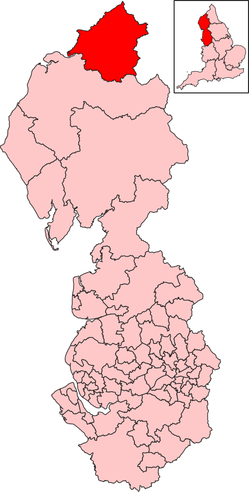 Map of Carlisle constituency