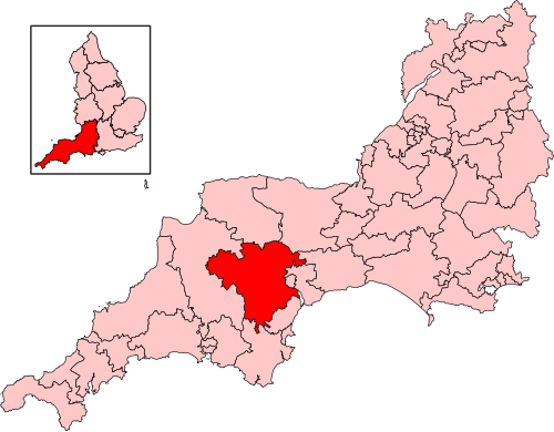 Map of Central Devon constituency