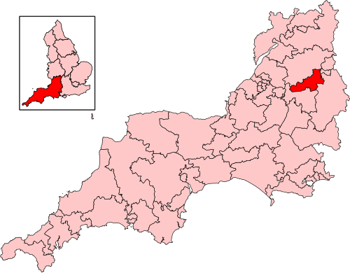 Map of Chippenham constituency