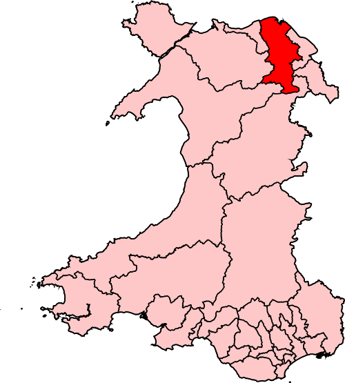 Map of Clwyd East constituency