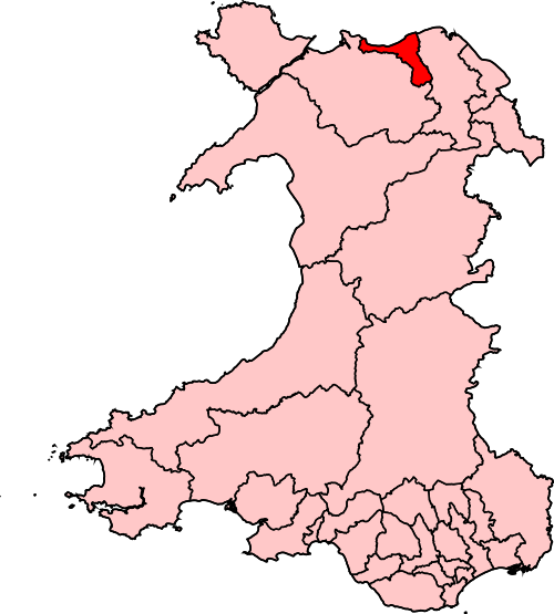 Map of Clwyd North constituency