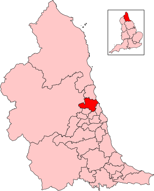 Map of Cramlington and Killingworth constituency