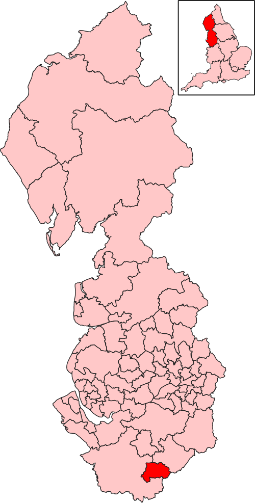 Map of Crewe and Nantwich constituency
