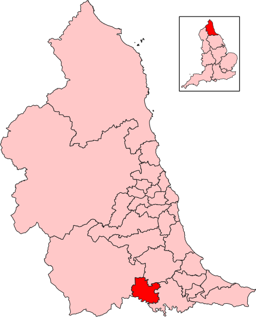 Map of Darlington constituency
