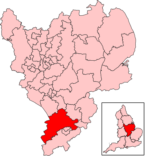 Map of Daventry constituency