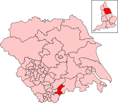 Map of Doncaster Central constituency