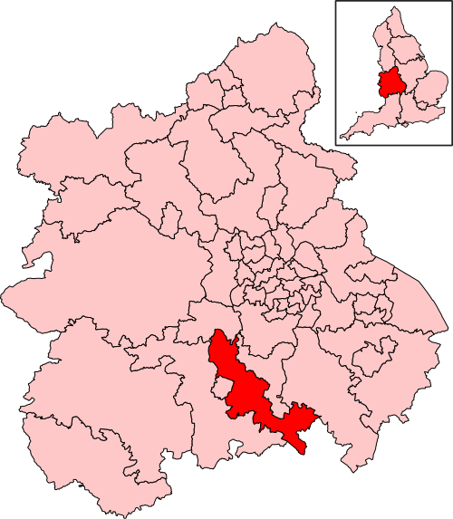 Map of Droitwich and Evesham constituency