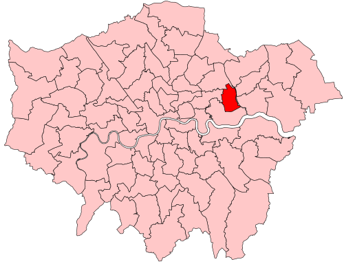 Map of East Ham constituency