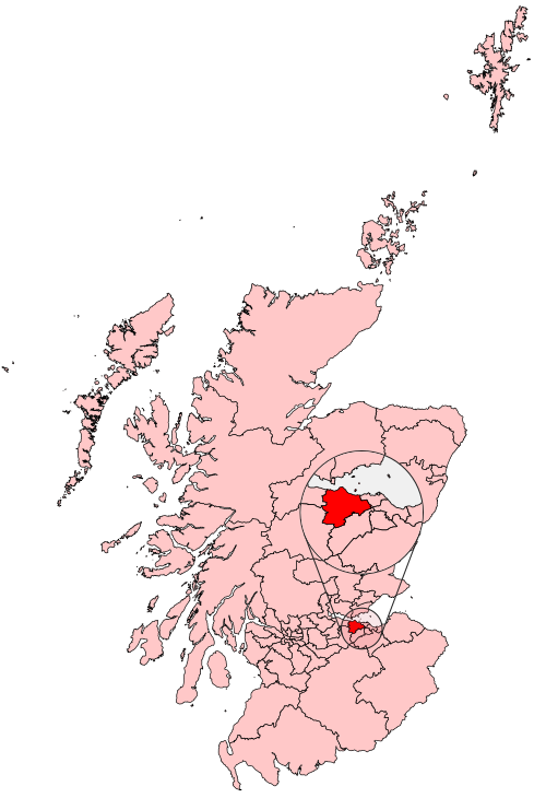 Map of Edinburgh West constituency