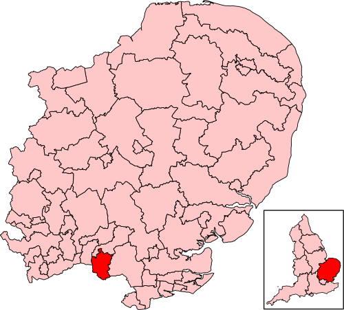 Map of Epping Forest constituency