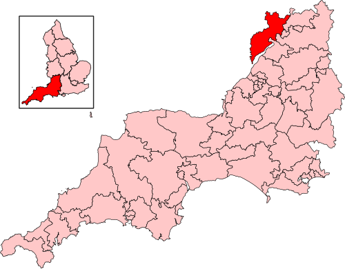 Map of Forest of Dean constituency