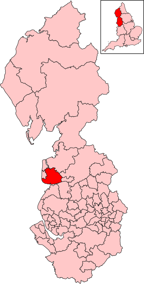Map of Fylde constituency