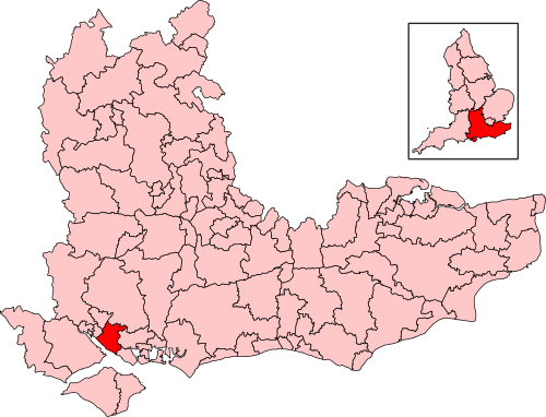 Map of Hamble Valley constituency