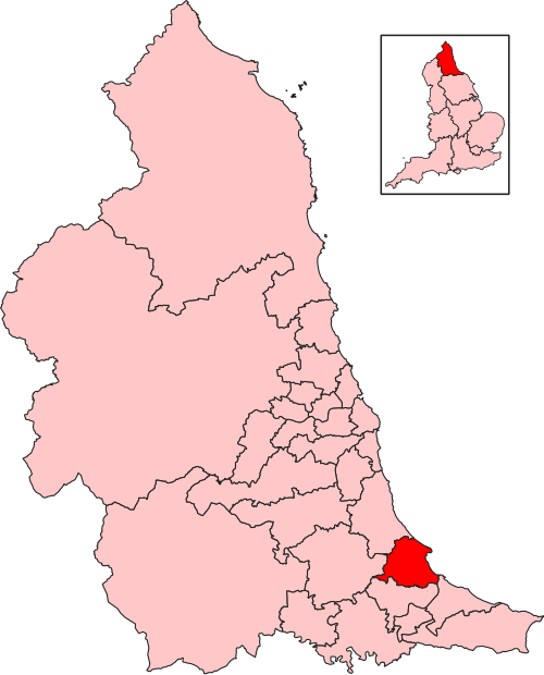 Map of Hartlepool constituency