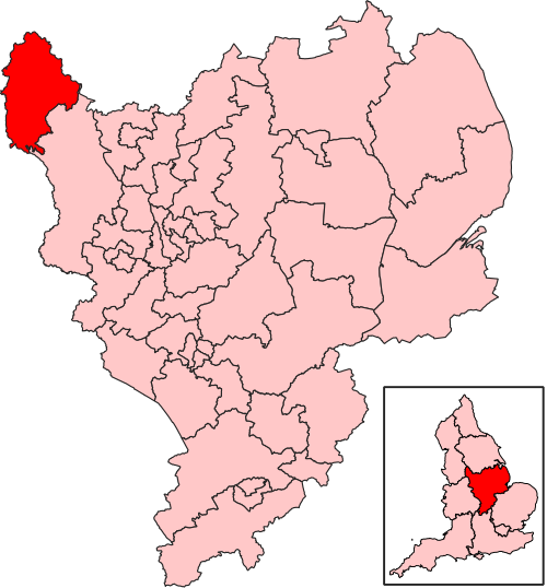 Map of High Peak constituency