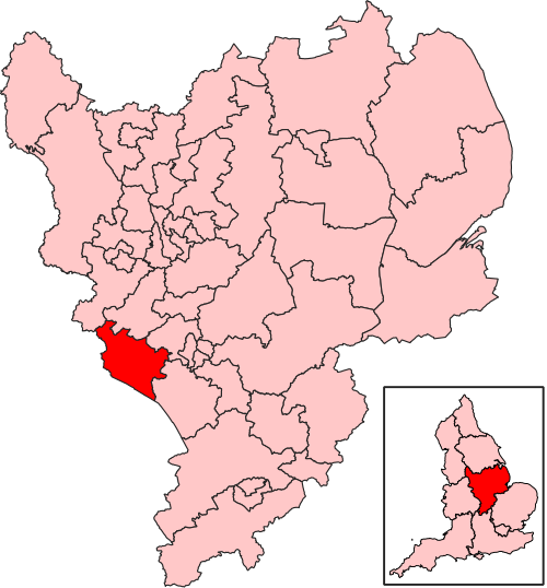 Map of Hinckley and Bosworth constituency