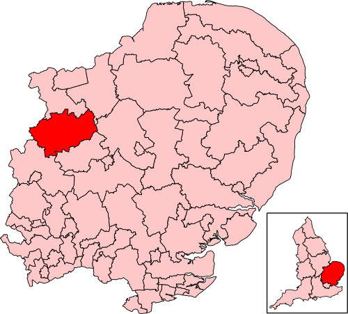 Map of Huntingdon constituency