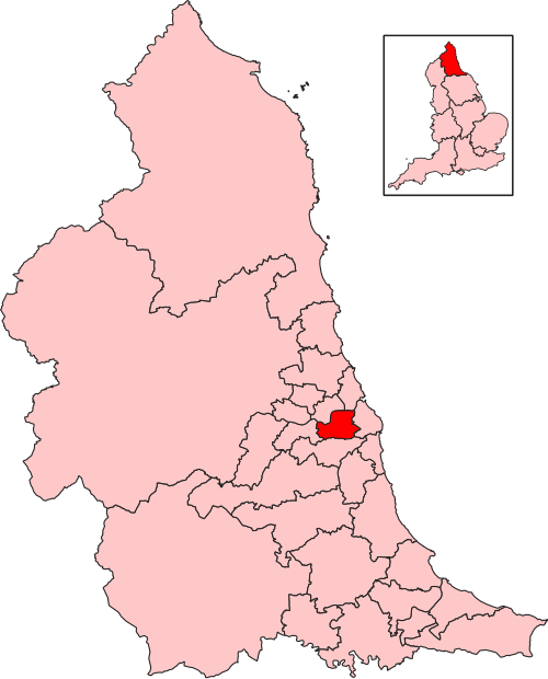 Map of Jarrow and Gateshead East constituency