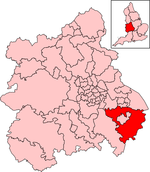 Map of Kenilworth and Southam constituency