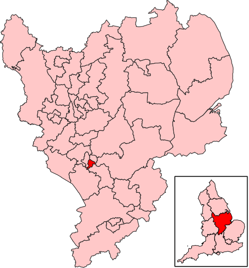 Map of Leicester South constituency