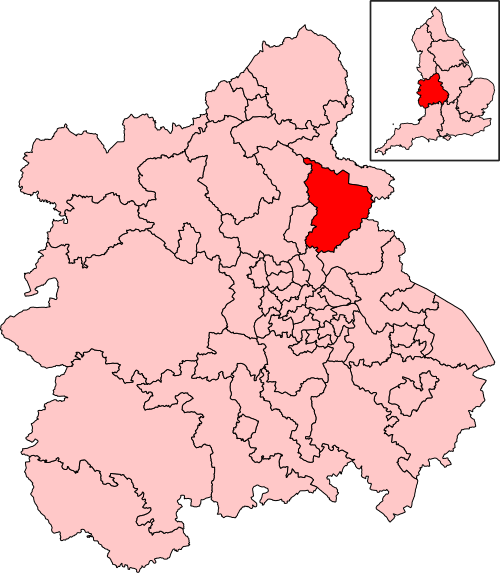 Map of Lichfield constituency