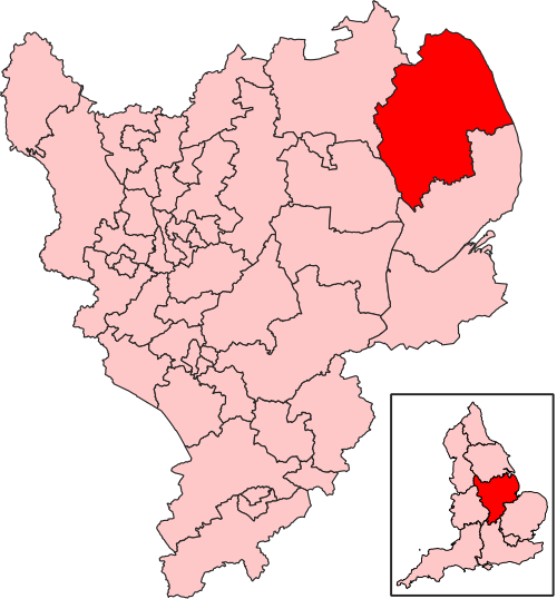 Map of Louth and Horncastle constituency