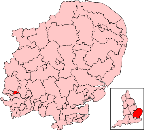 Map of Luton North constituency
