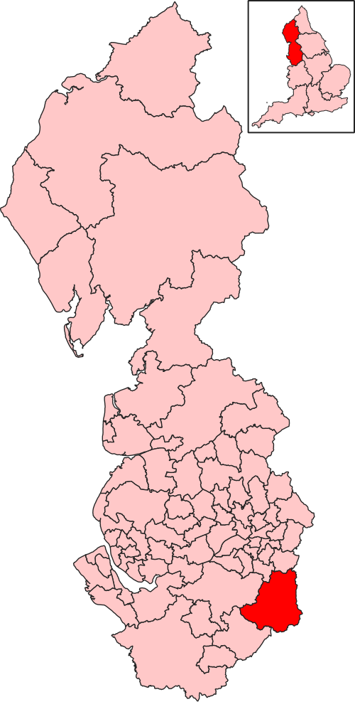 Map of Macclesfield constituency