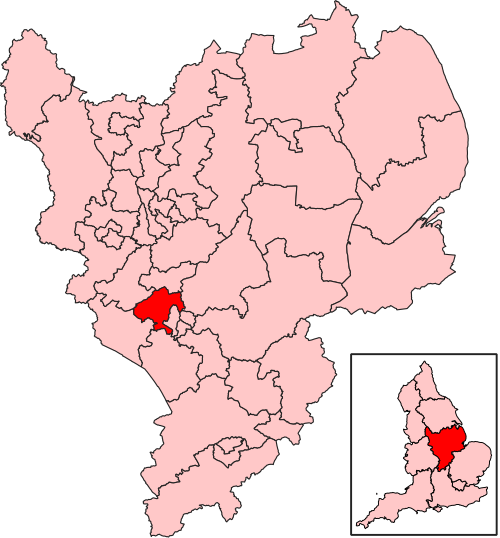Map of Mid Leicestershire constituency
