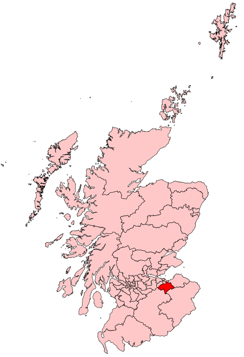 Map of Midlothian constituency
